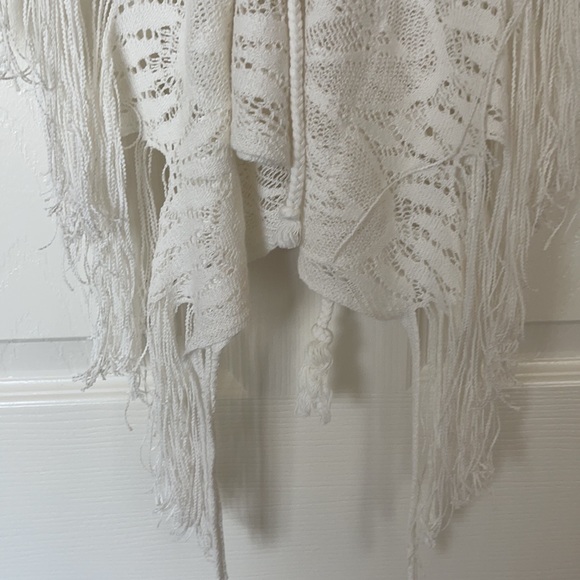 Lucky Brand Boho Chic Lace Fringe top size M - Picture 6 of 14
